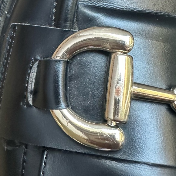 H & M Black  Loafers  with Gold Detailing - Picture 8 of 8